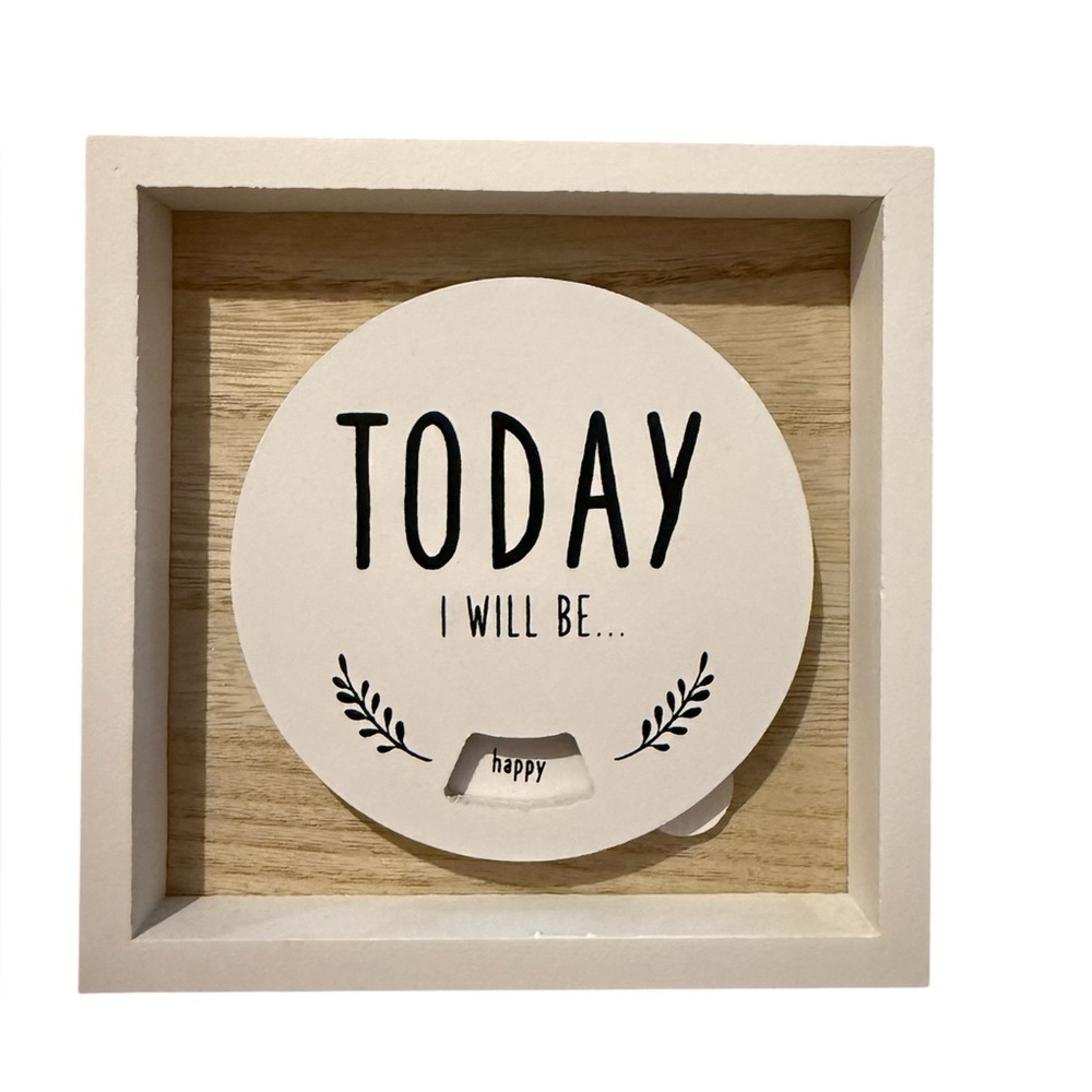 White and Brown Motivational Wall Decor